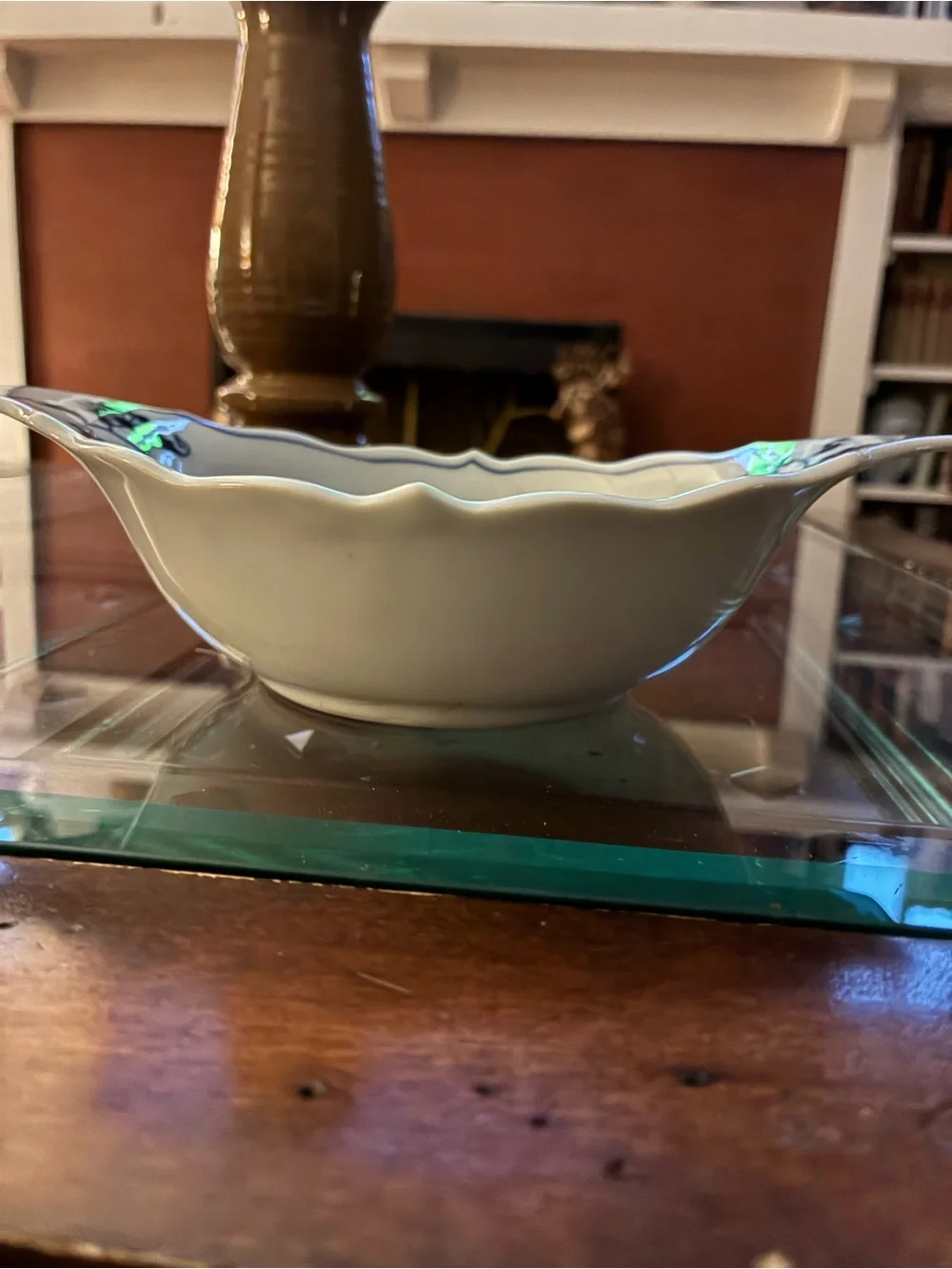 Vintage Blue Danube Porcelain Au Gratin Serving Bowl - Classic Tableware